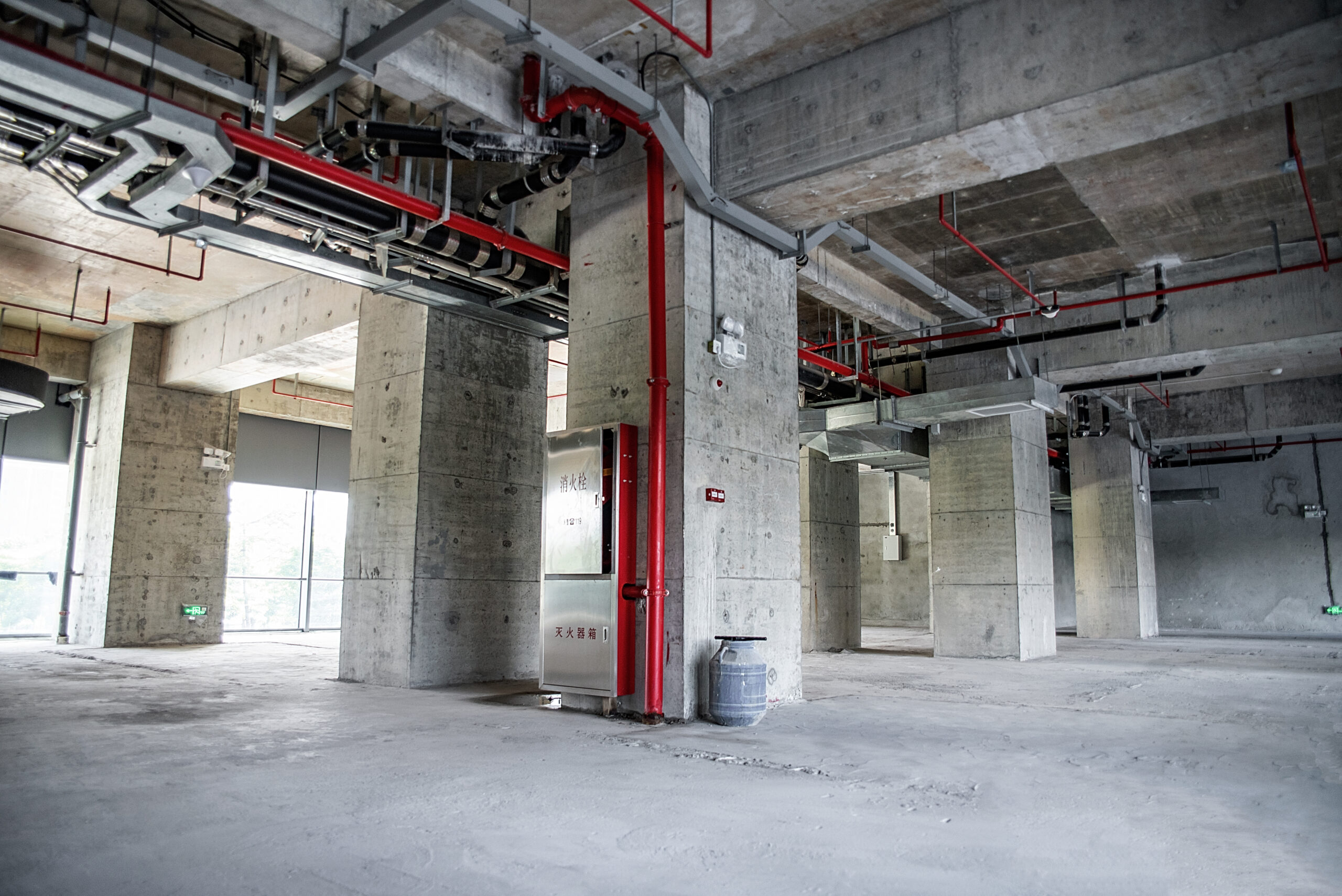 Fire protection tenant improvements installed in a commercial building in Vancouver, BC